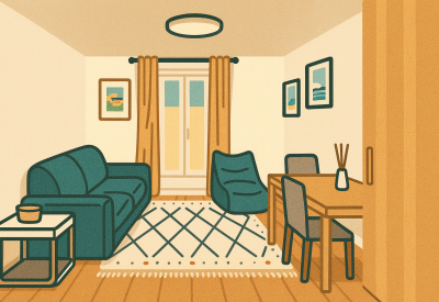 Studio avec extérieur à louer à St-Cloud